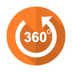 Aufkleber - panorama orange flat icon