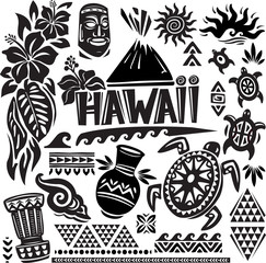 Wall Mural - Hawaii Set