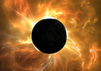 Wall Mural - total eclipse of the sun