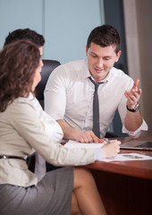 Wall Mural - Business meeting