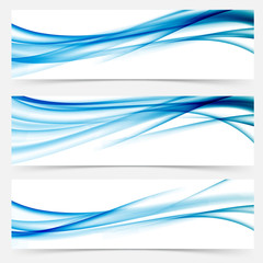 Wall Mural - speed satin swoosh futuristic airy lines header set