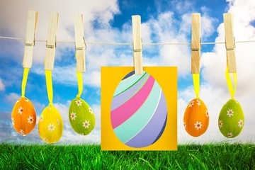 Poster - Composite image of easter egg
