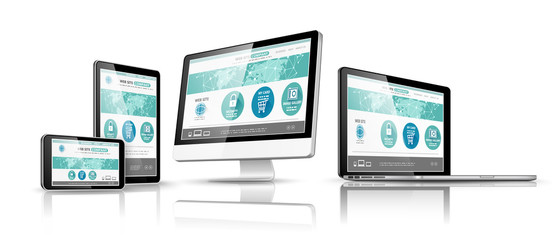 Wall Mural - web design concept. vector
