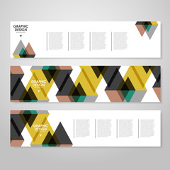 Canvas Print - modern banner template design