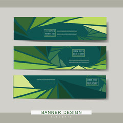 Wall Mural - charming banner template design