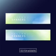 Wall Mural - abstract banner template design