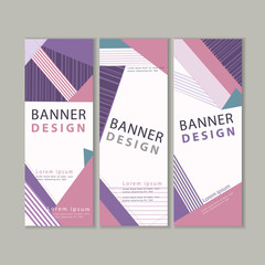 Wall Mural - trendy banner template design