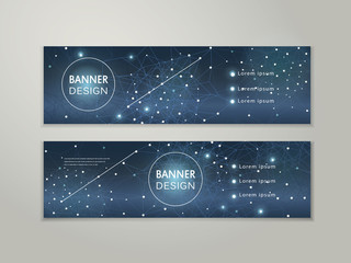 Wall Mural - romantic banner template design