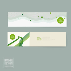 Wall Mural - simplicity banner template design