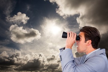 Poster - Composite image of visionary businessman looking to the future