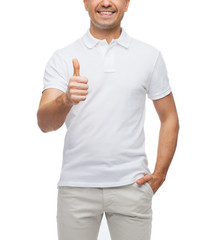 Poster - smiling man showing thumbs up