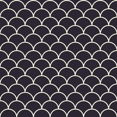 Aufkleber - Fish Scales Seamless Pattern