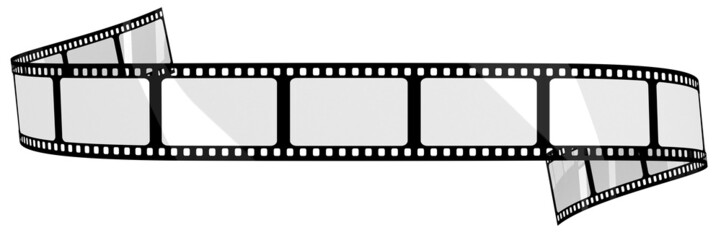 Blank film banner