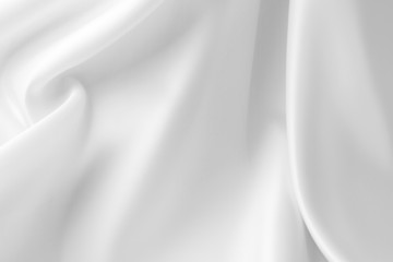 White silk fabric texture