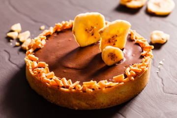 Canvas Print - chocolate tart