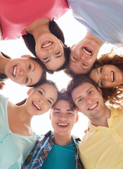 Poster - group of smiling teenagers