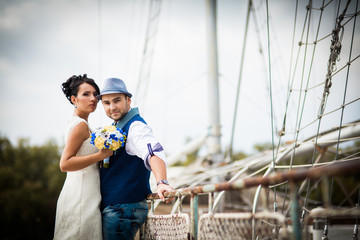 Wall Mural - groom, wedding, hat