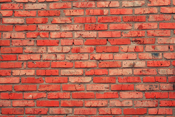 Old grunge brick wall background