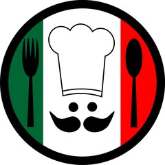 Italian chef symbol