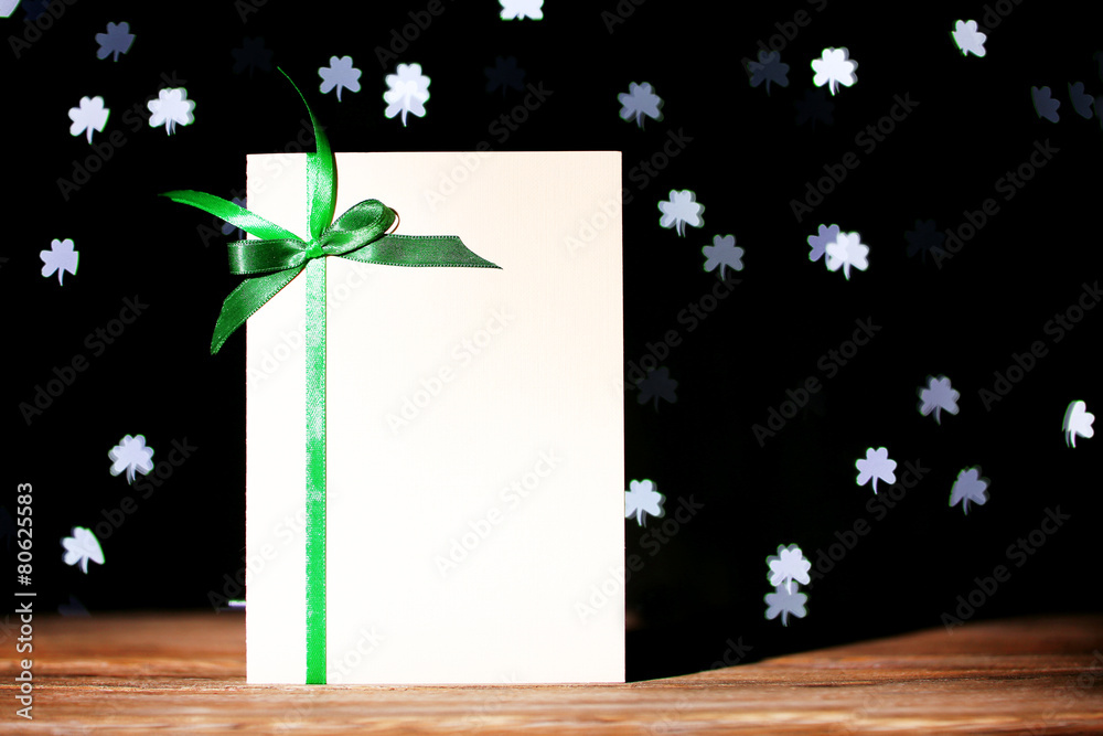 Greeting card for Saint Patrick's Day