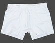 Male underwear isolated on gray background.