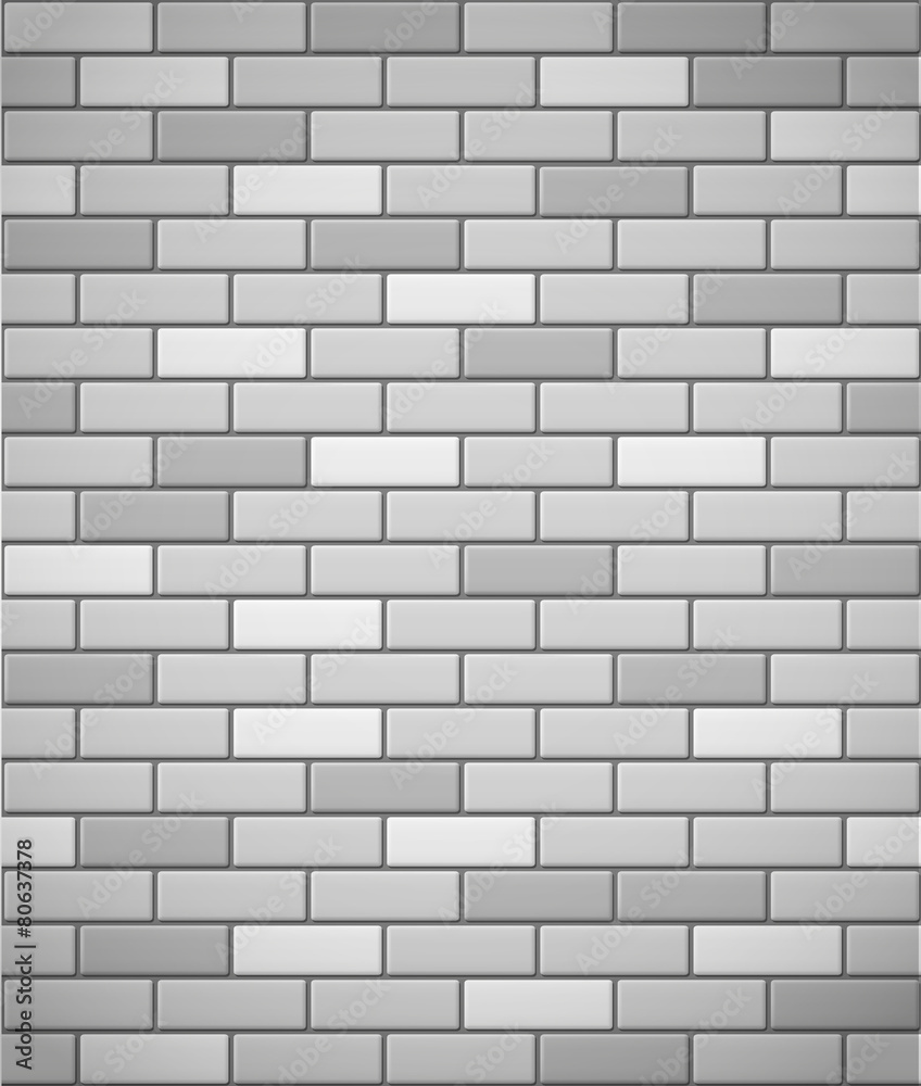 wall of white brick seamless background Stock Vector | Adobe Stock