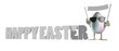 © emieldelange - Vrolijk pasen - Engelse tekst - horizontale banner