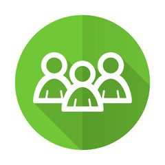 Aufkleber - forum green flat icon