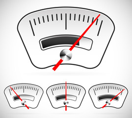 Poster - Gauge, dial, measure, benchmark, level, pressure, indicaton or i