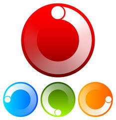 Poster - Preloader, circular shape. Segmented circle