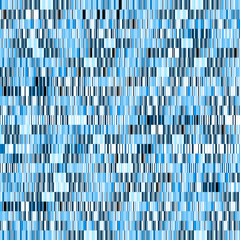 Poster - Blue mosaic background (different, random shapes)