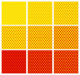 Pop art pattern. 9 variation. Can be repeated.