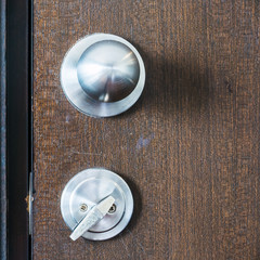 Wall Mural - Door knob