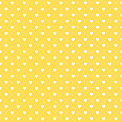 cute seamless hearts lattice background pattern