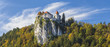 castle on the rock on lake Bled in Slovenia