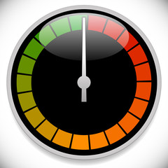 Poster - Gauge, Meter Template. vector