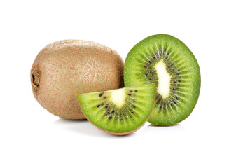 Poster - Kiwi fruit isolated on white background