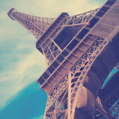 Wall Mural -  Eiffel Tower in Paris, France.