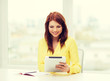 © Syda Productions - student with tablet pc computer and notebook