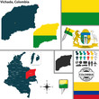 Map of Vichada, Colombia