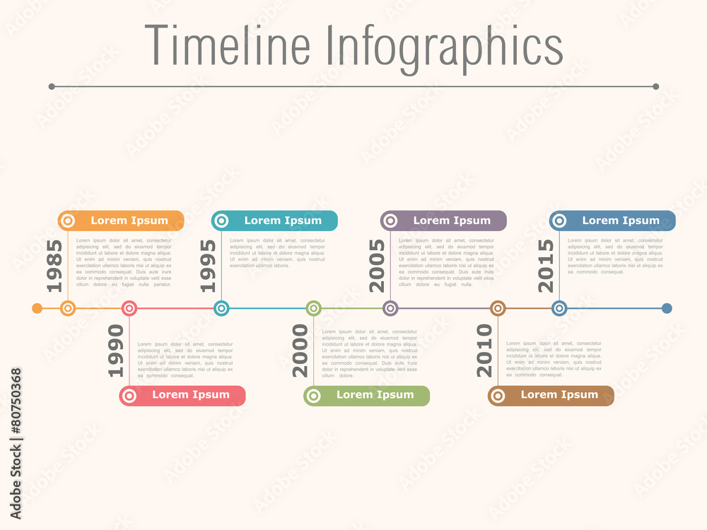 Timeline Inmages Timeline Infographics Stock Vector | Adobe Stock