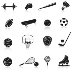 Canvas Print - Sport Equipment Set