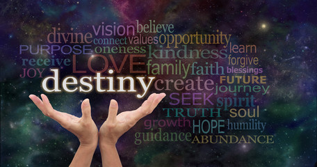 Wall Mural - Your Destiny is in Your Hands