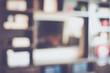 © bbourdages - Blurred Home Entertainment Center with Retro Instagram Style Fil
