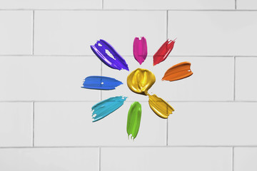 Wall Mural - Painted flower