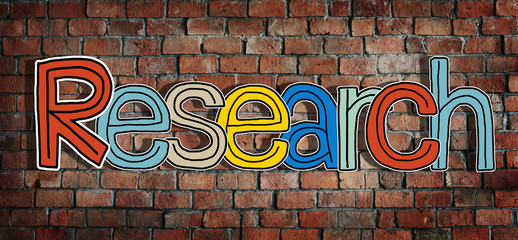 Research Word Isolated on Background Concept