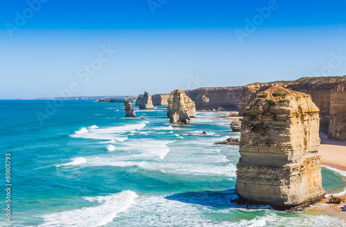 Fotografía The twelve apostles on the great ocean road in Victoria Australi