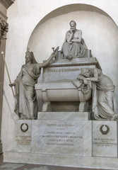 Wall Mural - Dante tomb in Basilica di Santa Croce, Florence