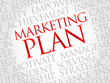 © dizain - Marketing Plan word cloud, business concept