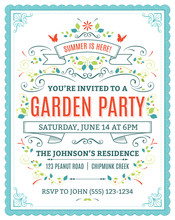 Garden Party Invitation